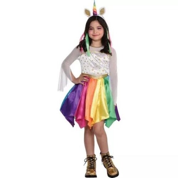 Child Small 4-6 Mystical Unicorn Dress Up Halloween Costume - Picture 1 of 4